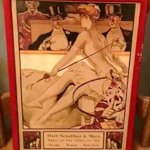 1925 Samuel Nelson Abbott "Hart Schaffner & Marx" Art Piece